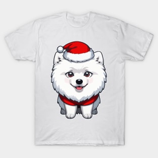 Pomeranian Santa - Adorable Dog for Christmas T-Shirt